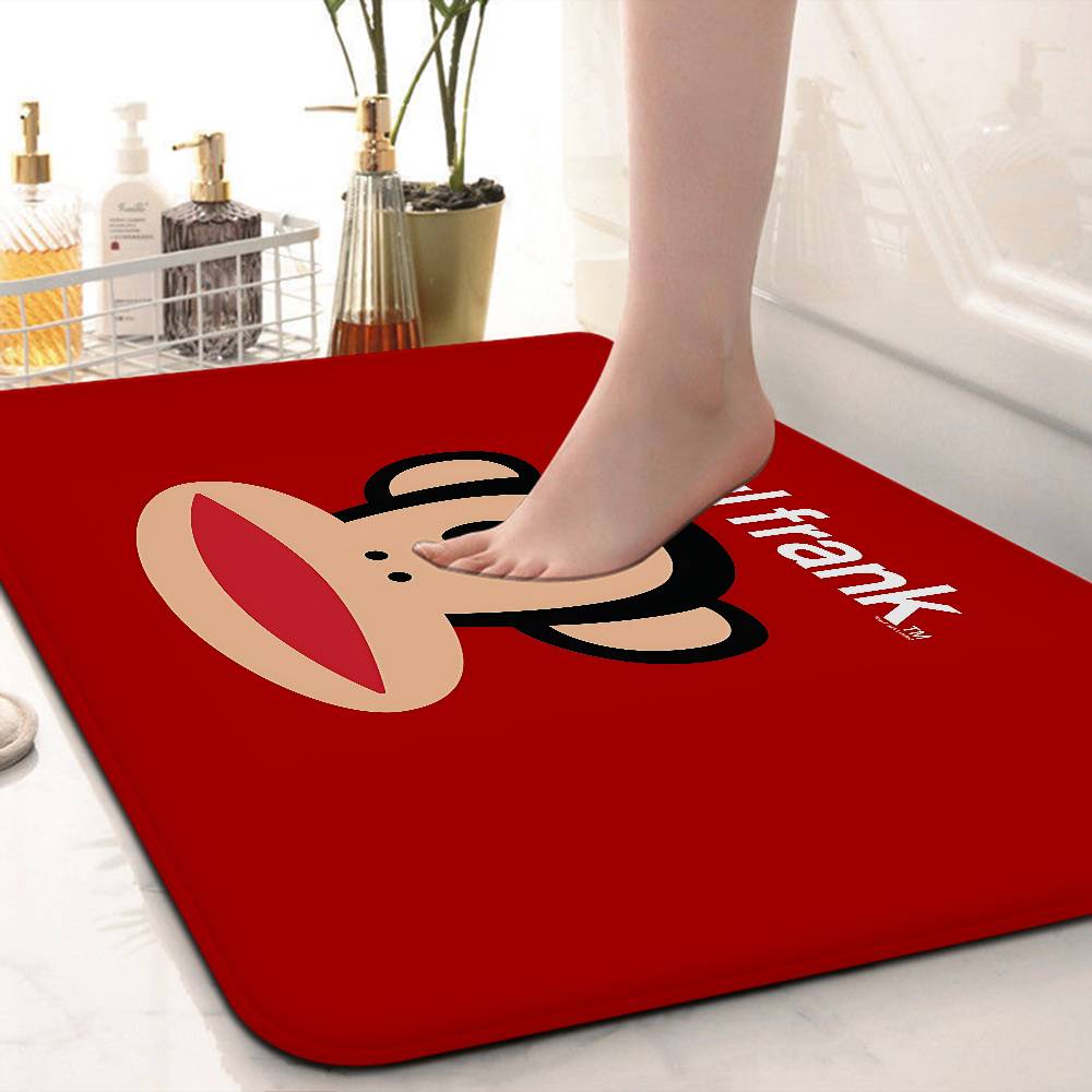 Logo P Pauls F Frank Anmie Door Mat Washable Non Slip Living Room Sofa Chairs Area Mat Kitchen Toilet Rug
