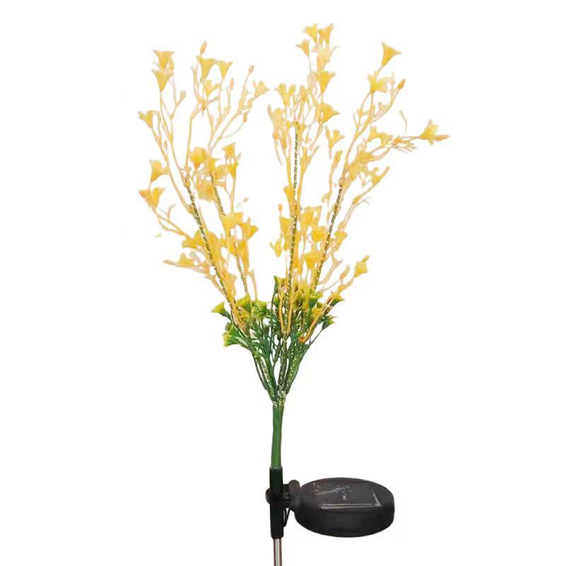 Solar Rapeseed Flower Garden Light for Courtyard, Lawn, Park, and Villa Lighting