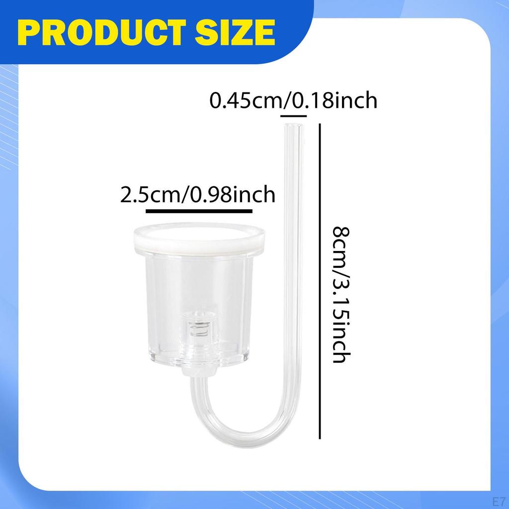 Acrylic Accessories Lightweight Aquarium CO2 System for Aquatic Plants Desk Photo Office