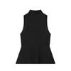 European and American Style New Women's Fashionable Slim-fit Fluffy Hem Tank Top 1300/754/800