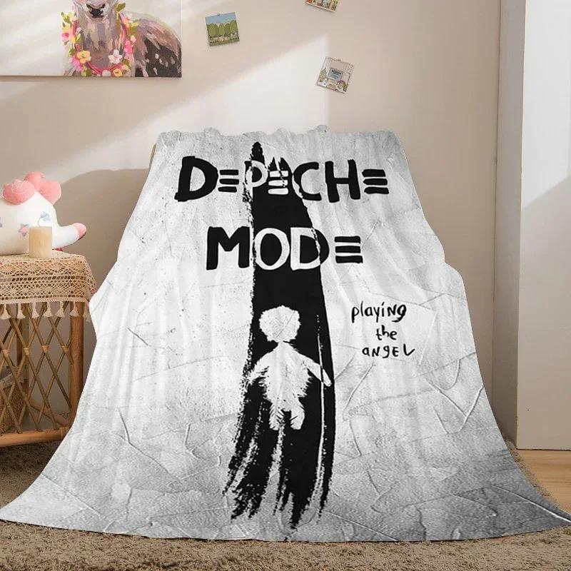 Coperte per divano per l'inverno A-Depeche A-Mode Personalizzate King Size Calde per Ginocchia Letto Pile Campeggio Morbide Soffici Coperte Microfibra Biancheria da letto