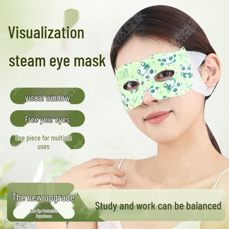 Versatile Steam Eye Mask for Eye Relief - Ideal for Students, Office Workers, and Seniors