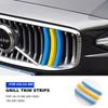 Car Accessories for Volvo S90 -  2024 2025 Front Center Grille Trim Strip Three-color Strip Center Grille Decoration