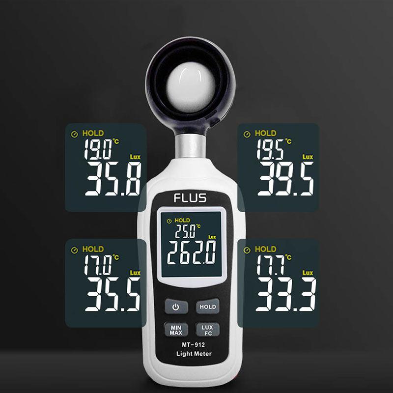 Hot Sale & High Quality Digital Lux Meter Disable Auto Power Off Measurement Instruments Lux Luxmeter