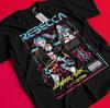 Anime Waifu Rebecca Cyberpunk Edgerunners Black TShirt Full Size S4XL