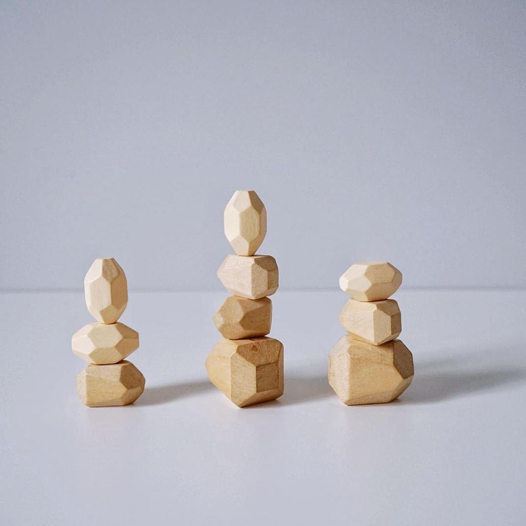 Colorful Stacking Stones Building Blocks for Children's Hand-Eye Coordination - Educational Toy for Boys & Girls Ages 3-6