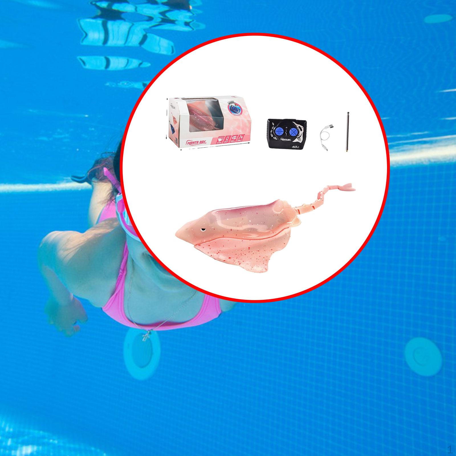 

Игрушечная лодка RC Water Forward Backward High Speed Remote Control Manta Ray для розовый