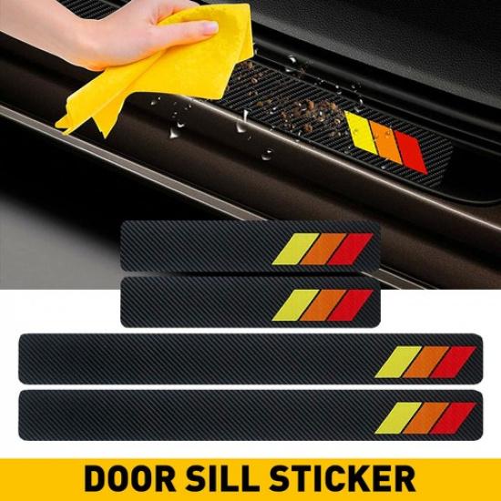 Fit Toyota Car Door Tacoma Plate Sill Scuff Anti Scratch Sticker Protector Decal