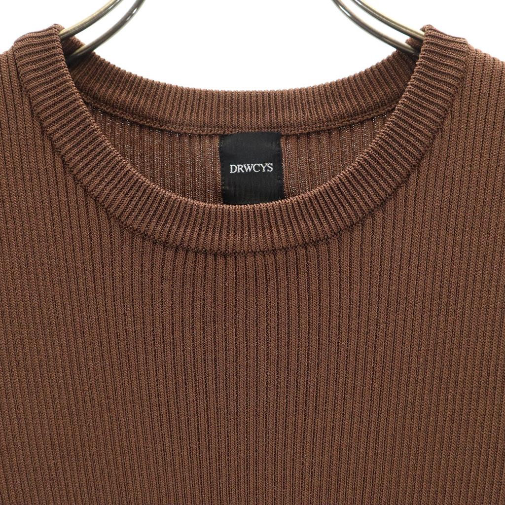 DRWCYS No Sleeve Knit One Piece 1 Brown Women Used