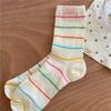 Puppy Socks, Colorful Mid-calf Socks, Summer Pile Socks, Breathable and Sweat-absorbing Socks for Women