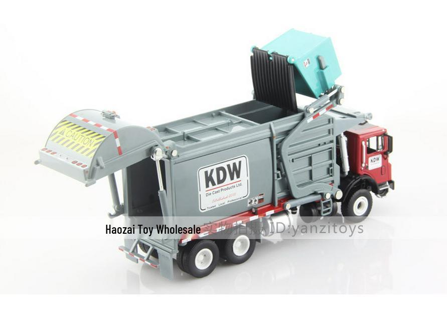 Boxed Cadywell 625040 Alloy Material Handler Car Model - Garbage Transport Engineering Vehicle