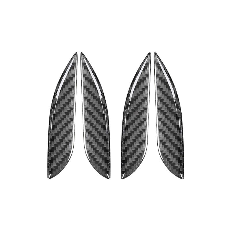 For BMW 3 Series F30 2013-2018 Accessories Carbon Fiber Interior Car Interior Door Handle Decoration Cover Trim Frame Stickers