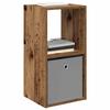 Nightstand 2 pcs Reclaimed Wood Look 35 x 32 x 68.5 cm Engineered Wood