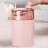 Automatic Toothpick Holder Container Wheat Straw Household Table Toothpick Storage Box