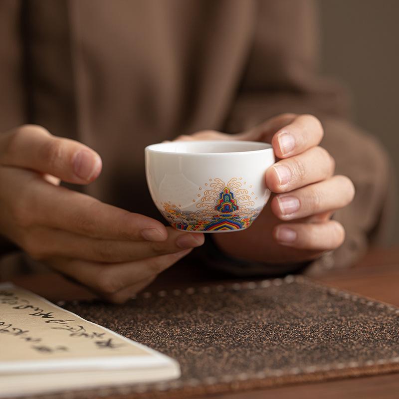 Суэйдэ Цзэдэ белый фарфор Дехуа чайная чашка мастер-чашка личная специальная чайная пиала высококачественная одинарная чашка чашка для кунг-фу чайная чашка