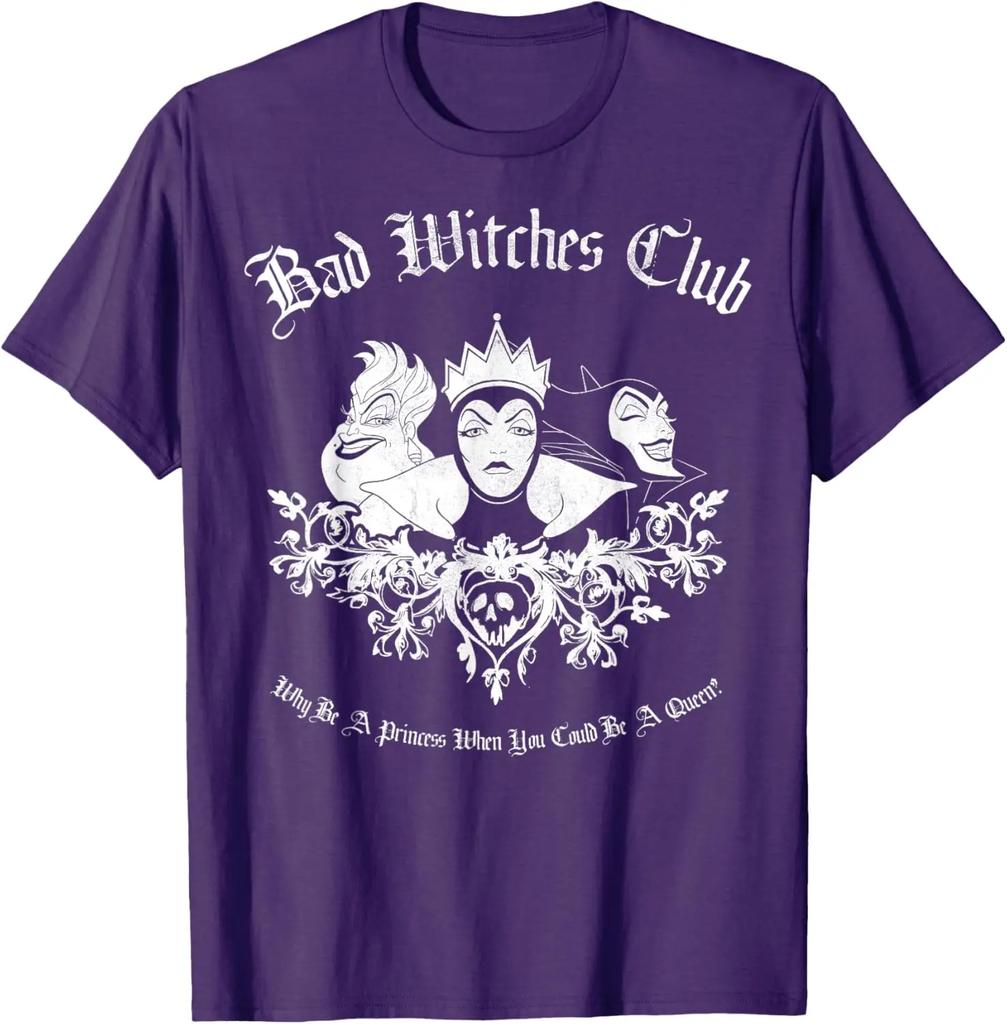 New Villains Bad Witches Club Group Shot Vintage Fashion Casual T-Shirt S-4XL Four Seasons Unisex