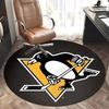 Pittsburgh Penguins Logo,NHL Hockey Team Chair mat Round Rug Office carpet, Machine Washable, Non slip, Suitable for Living Rooms, Bedrooms