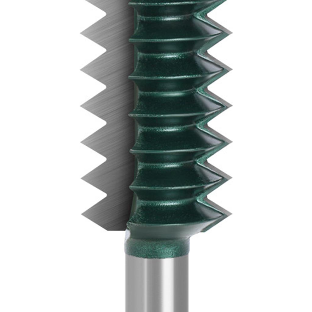 Multi Tooth Router Bit 12mm Shank Carbide Line Type Wood Milling Knife for Woodworking