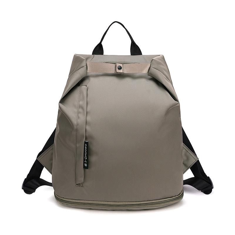 

Women s Wet/Dry Swim Bag with Shoe Compartment - Fitness, Yoga, and Casual Backpack 34x18x45 cm хаки