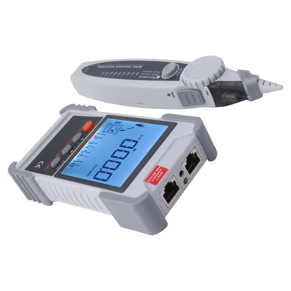 ET616 Cable Tester Multimeter Multifunctional Line Finder with LCD Display for Cable Sorting Maintenance Sorting Telephone Wire Testin