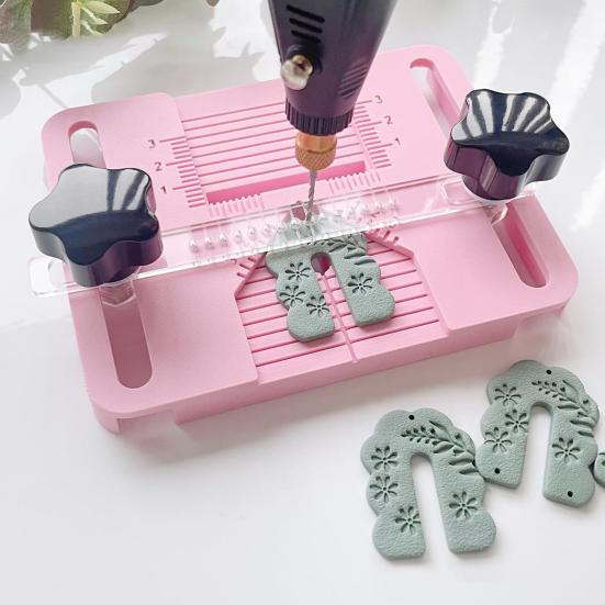 Clay Earring Drill Guide DIY Polymer Clay Earring Hole Drill
