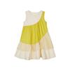 Girls' Summer Sleeveless Lace Patchwork Dress