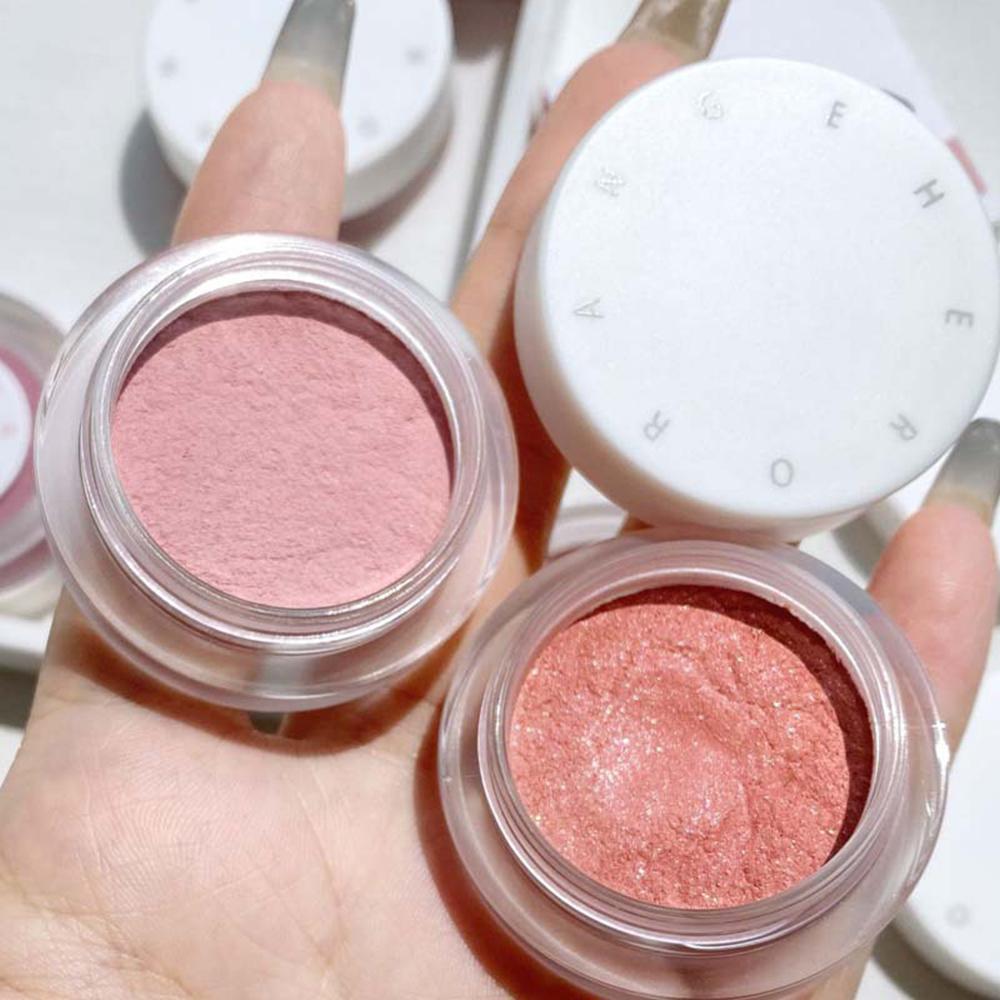 HERORANGE Fard monocolore, finitura opaca naturale a lunga tenuta, consistenza morbida in mousse, rossetto per il trucco