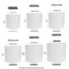 KEYSHEEL Cylindrical Plastic Planter Pots