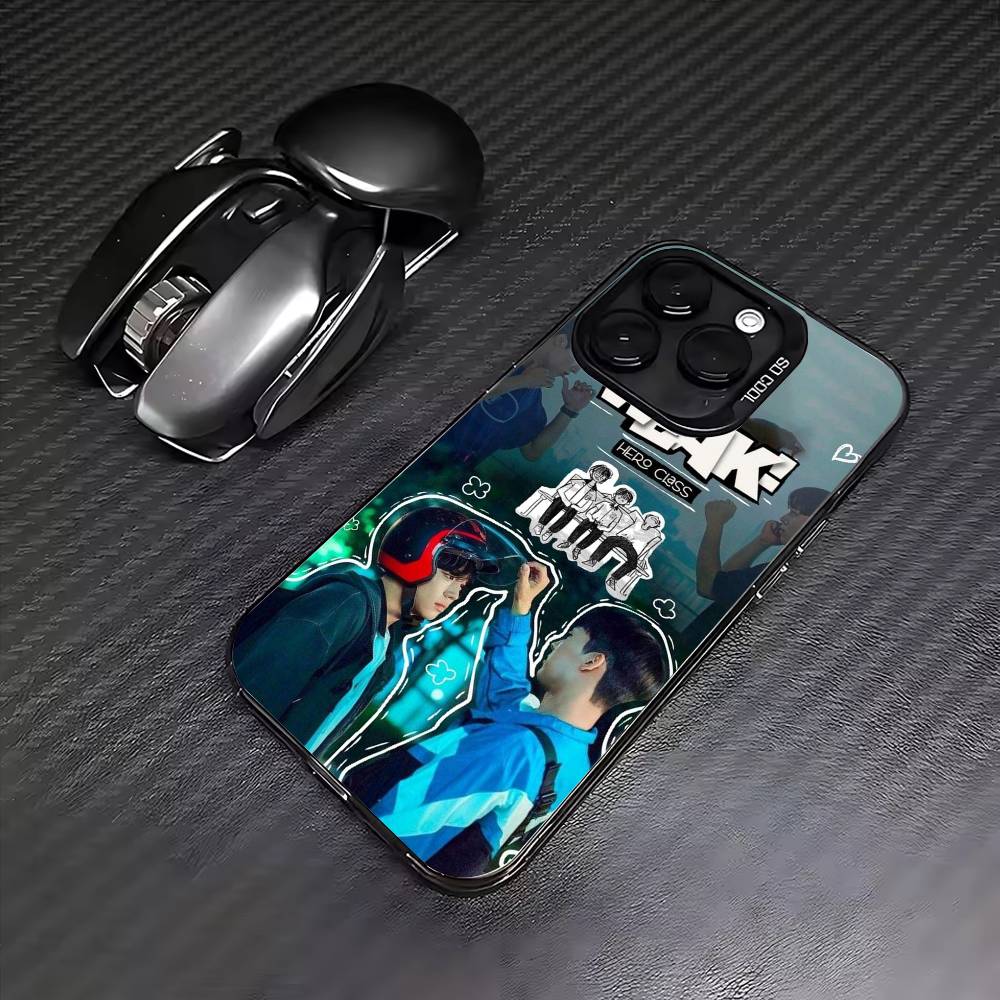 W-Weak hero class wallpaper Phone Case For iPhone17,16,15,14,13,12,11 Plus,Pro Max Colored Silver Plated Inside Cover