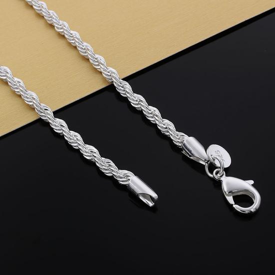 Women's Faux Silver Twist Bangle Cuff Charm Bracelet Clasp Party Jewelry