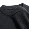 DAISHU Men's 100% Lambswool Round Neck Sweater