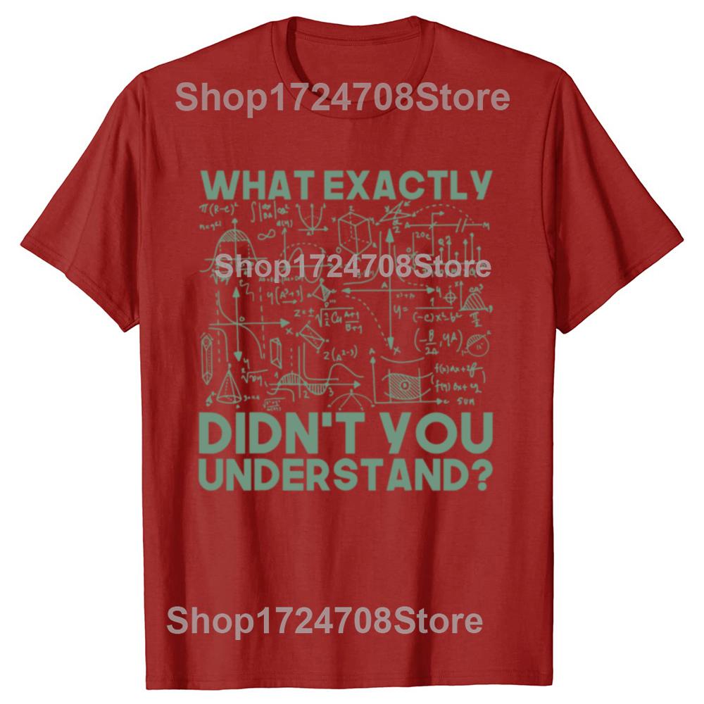 Funny Science Gift Idea Physicist Math Physics Graphic T-shirts Men Fashion Casual Tshirt 100% Cotton Loose Oversized T Shirt