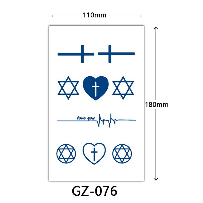 Herbal Juice Tattoo Stickers, Semi-Permanent Tattoo Stickers, Sweatproof, Lasting Tattoo Stickers