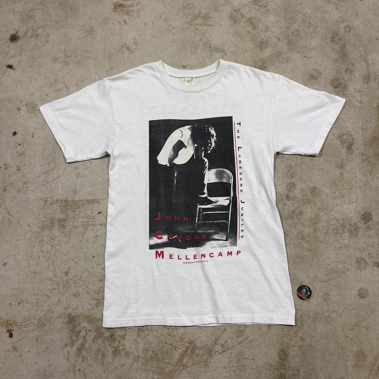 Винтажная футболка John Mellencamp The Lonesome Jubilee Tour 1987-88 гг. Размер L Унисекс M