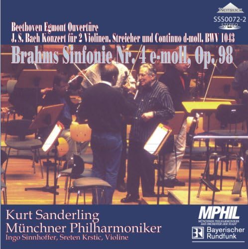 

CD BRAHMS, BEETHOVEN, JS BACH, KURT SA - Brahms: Symphony No. 4, Beethoven: SSS00722 Non Japan ObiClassical Used