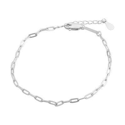 Pulseira de prata sem pedras, peso do produto 2,11 g (2144571)