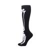 Huayasx Sports Compression Socks Pressure Rhombic Stripes Ball Love Hearts Stars Leopard Arrow Elastic Stockings Outdoor Sports