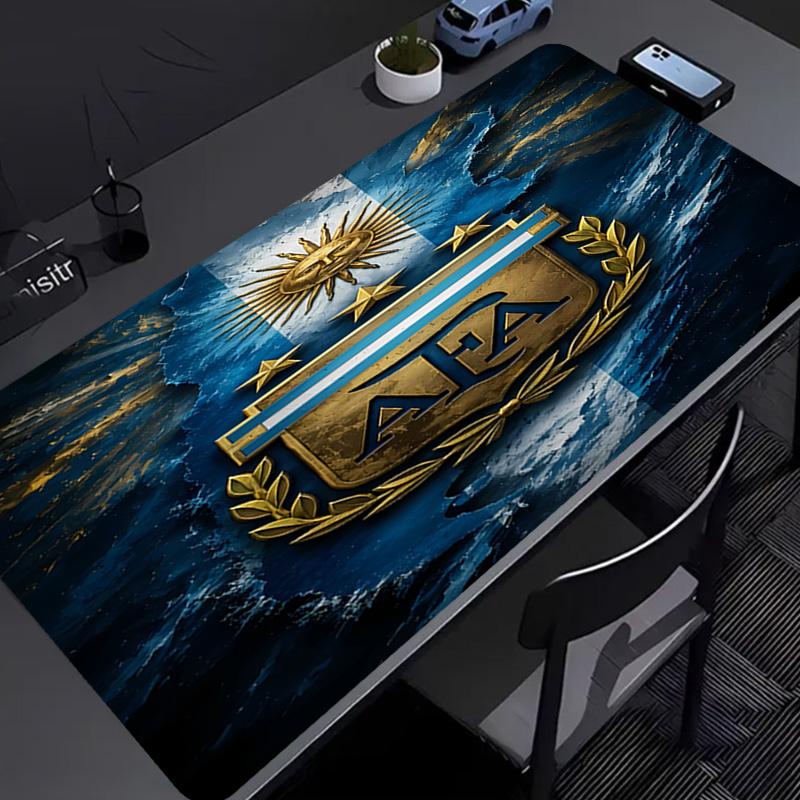 Argentina Football Mouse Pad - Non-Slip Rubber Base, Smooth Surface for Work,Gaming,Office,And Home Use, Desk Mouse Pad