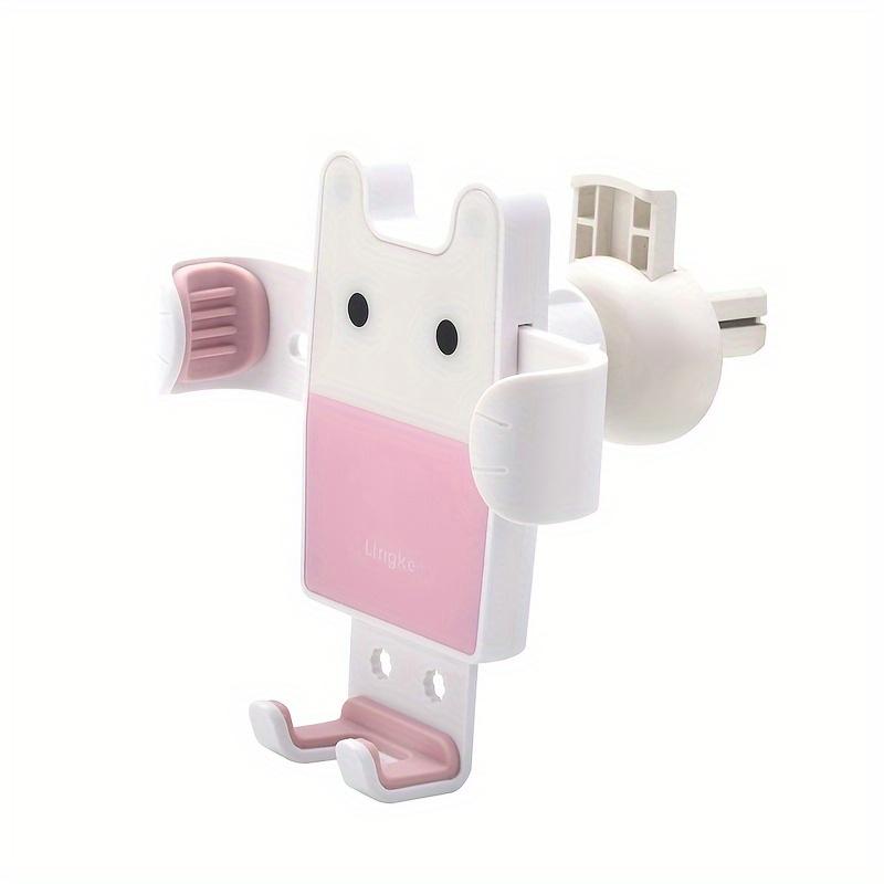 Suporte de Telefone para Carro, Suporte de Telefone Fofo Kawaii de Desenho Animado, Suporte de Telefone, Peças Automotivas Estilo Coelho
