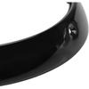 Gloss Black Motorcycle 7" Headlight Lamp Trim Ring Light Bezel Cover For Harley Touring Road King Electra Glide Street Glide Tri Glide