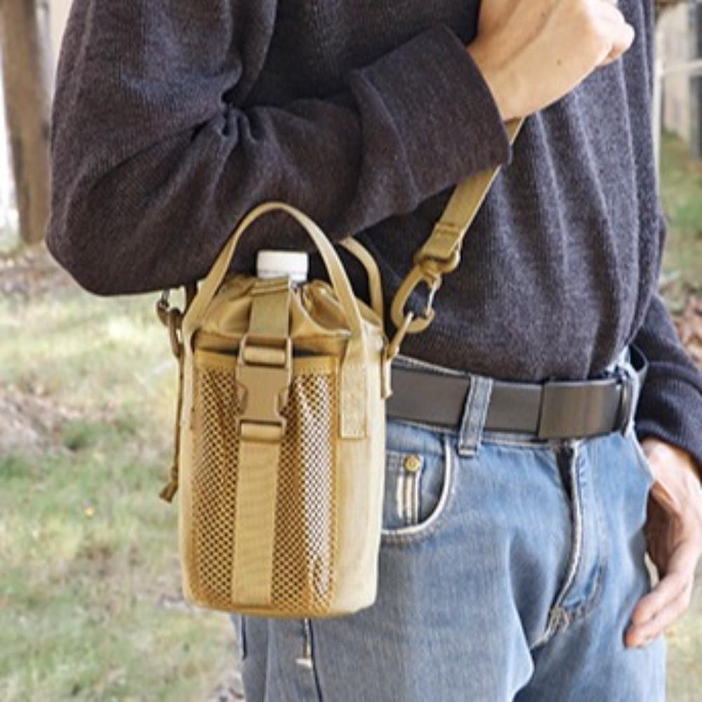 Adjustable Gym Bottle Bag Multi-layer Crossbody Sports Bag Water Bottle Sling Bag Travel