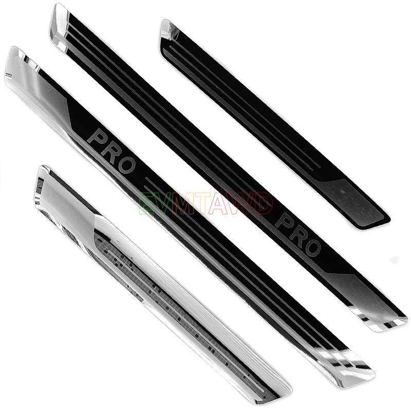 For BYD Dolphin EA1 PRO Accessory 2022 Ultrathin Stainless Chrome Car Door Sill Kick Scuff Plate Protector Cover Trim
