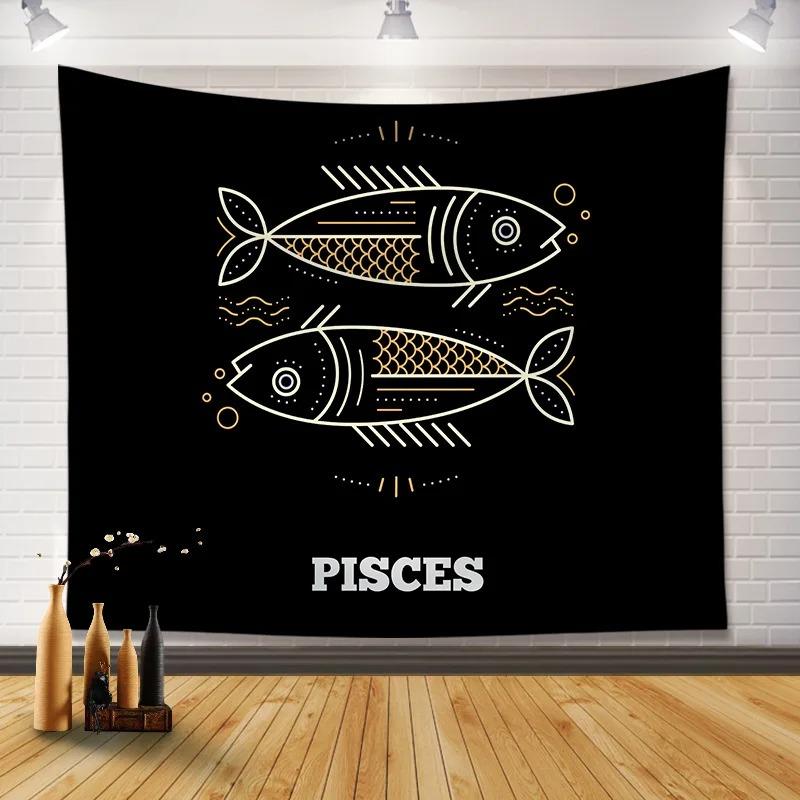 Гобелен с узором «Двенадцать созвездий» для спальни — фото 7