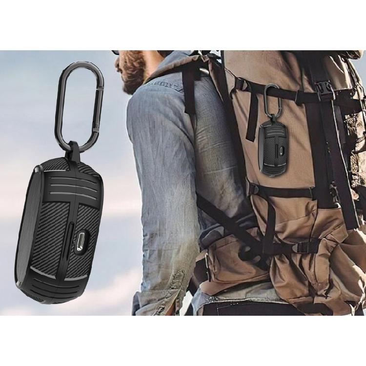 Protective TPU Case for Elite7pro/7Active/75T Earbuds Shockproof Design Cover with Carabiner Portable Design Protectors