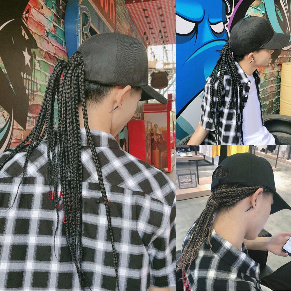 Buy Hip Hop Baseball Cap Wig Braid Hats 