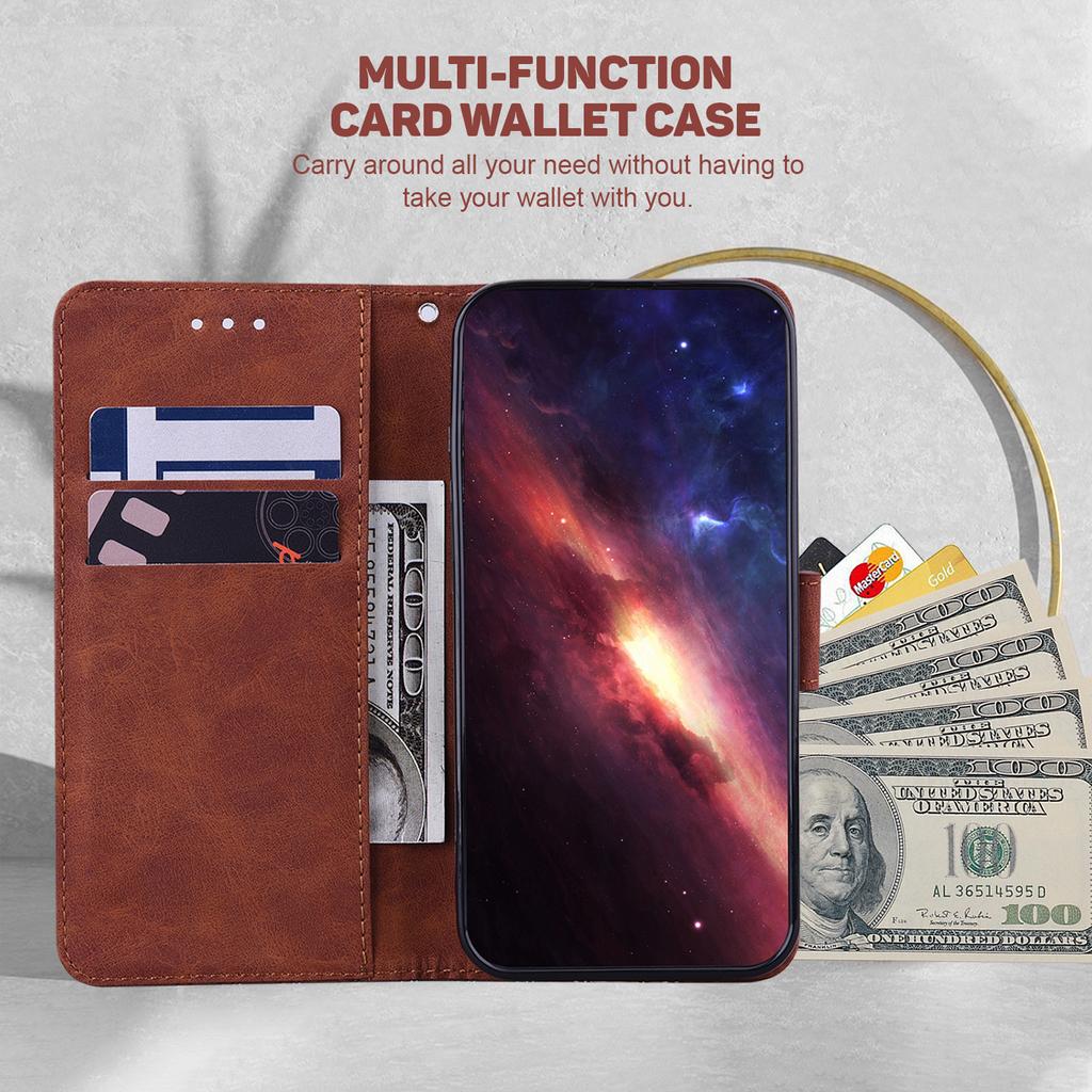 Geometric Embossed Leather Case For Blackview A60/A60 Pro Kickstand Wallet Card Slots Book Cover for Blackview A80/A80 Pro Holster