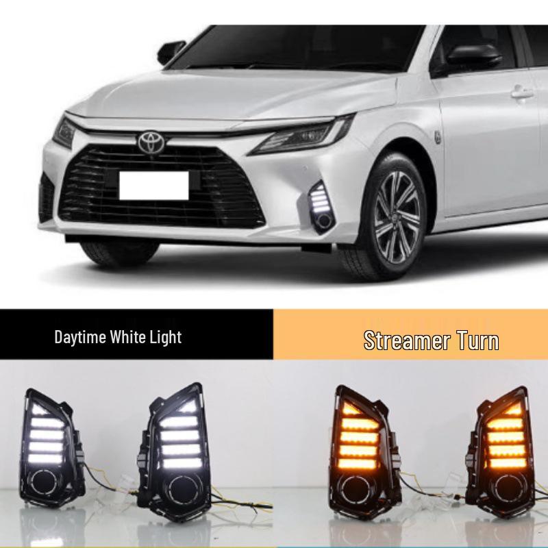 LED Daytime Running Lights with Turn Signals for 22-23 Yaris/Ativ Vios