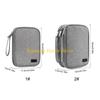F26C Convenient Hard Disk Storage Sleeve Hard Drive Holder Power Banks Organizer Bag Earphone Case for Business Professionals