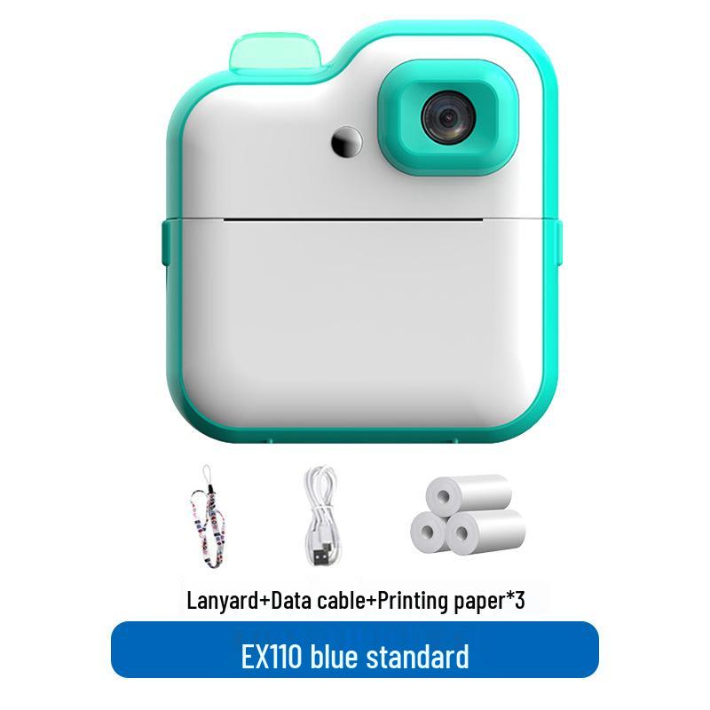 Q5 Barnas Dobbeltlinse Instant Print Kamera - Håndholdt Mini SLR Leketøy