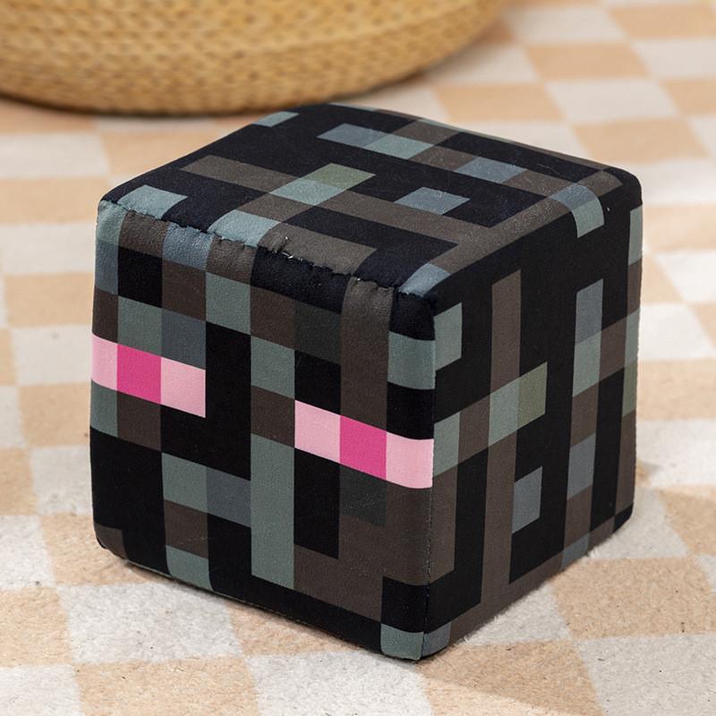 Block Plush Minecraft Pillow With Sponge Core For Colorful Block Doll Design